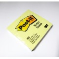 กระดาษโน๊ตมีกาว Post-It 654 ขนาด 3x3 นิ้ว